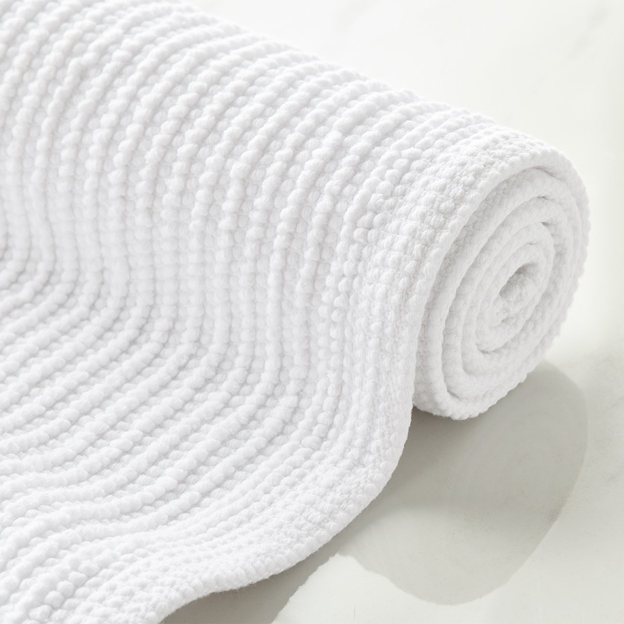 Artesano Bath Rug Stripe White 20