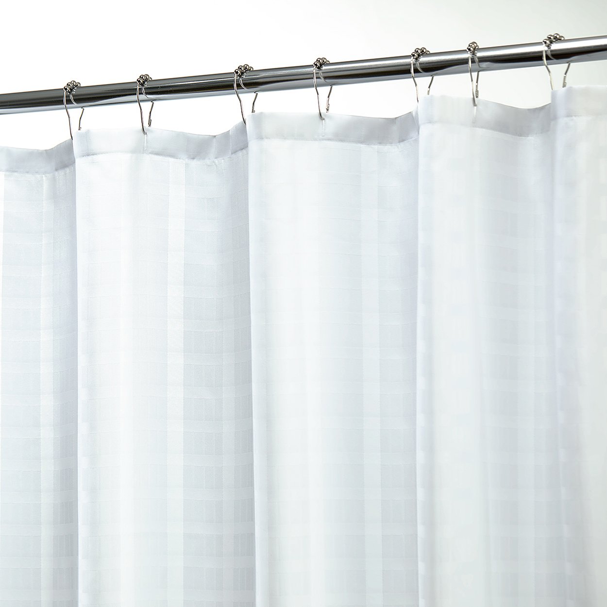 Hooked Bay Blocks Shower Curtain