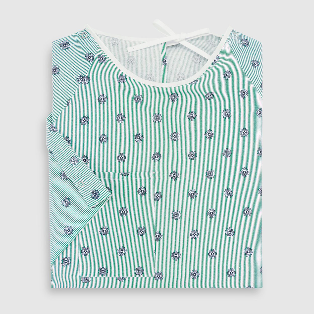 PatientGown-Lapover-IV-TelePocket-StandardClassicGreen.jpg