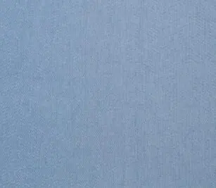 Detail of Chenille Herringbone Bedspread in Slate Blue.