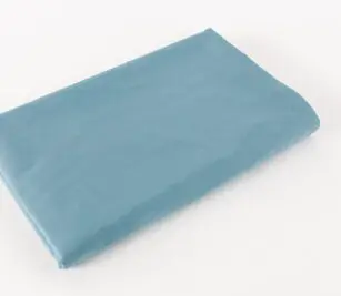 Standard Supreme Drape Sheets for hospitals and health systems for operating rooms. Shown folded in the color Ceil Blue.