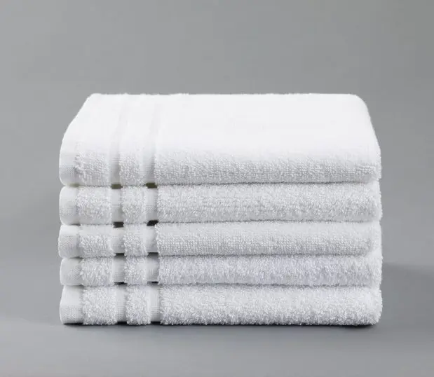 This image is of the VersaTowel. It shows 5 orderly stacked towels.