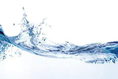 An image of water flowing and splashing.