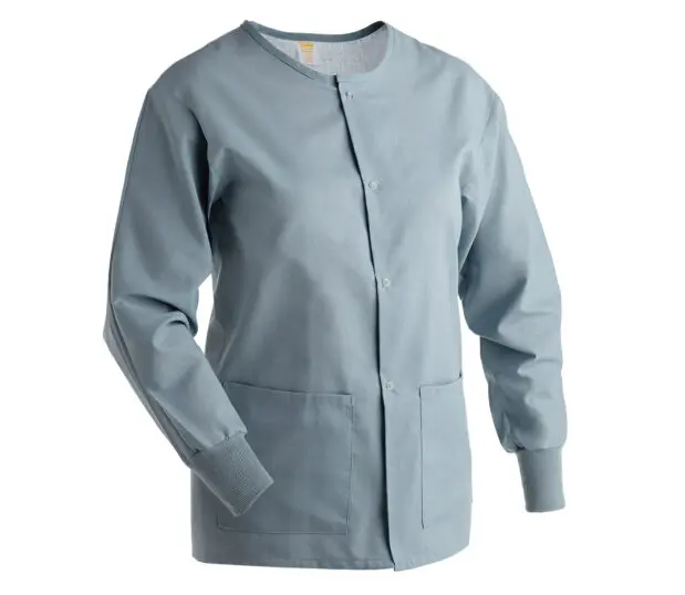 Color swatch of our Excel® Unisex Warm Up Jacket shown in Misty.