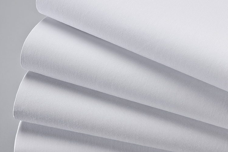 A set of four centima sheets for hospitality