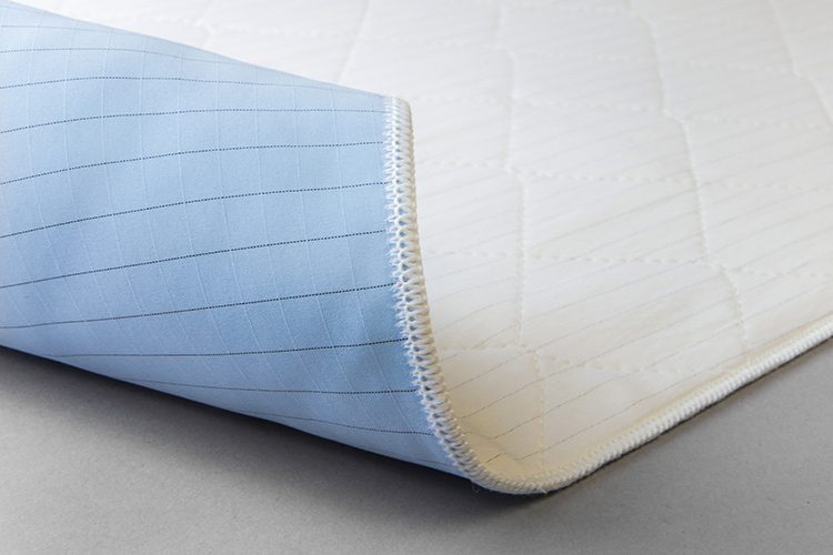 Detail image of the DermaTherapy® Underpad. These underpads are reusable incontinence pads.