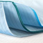 This image shows a stack of Dermatherapy® Underpads for incontinence. DermaTherapy® incontinence pads are clinically proven to prevent the occurrence of pressure injuries..
