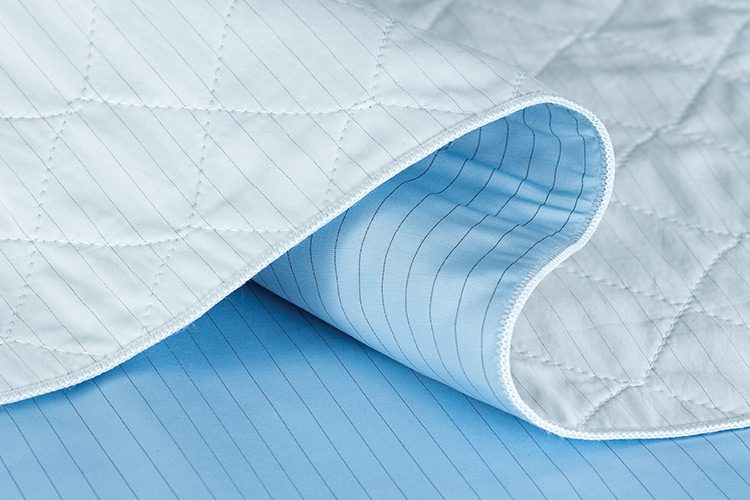 The incontinence pads shown here are DermaTherapy® Underpads.