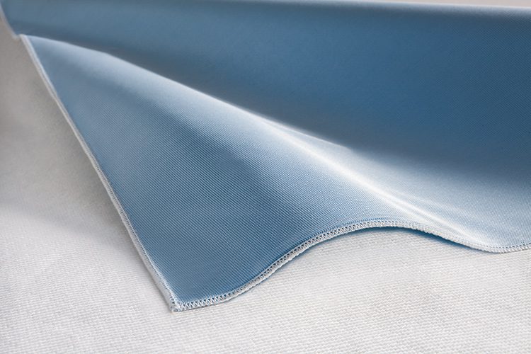 The Integrity reusable underpads are manufactured with Integralknit™, an innovative fabric-forming technology. These reusable incontinence pads have exceptional strength and durability. The hospital bed pads shown here are blue and soft to the touch.