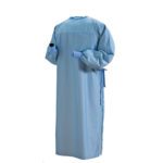 A ProMax surgical gown. This gown medical meets AAMI PB70 Level 4 barrier standards.