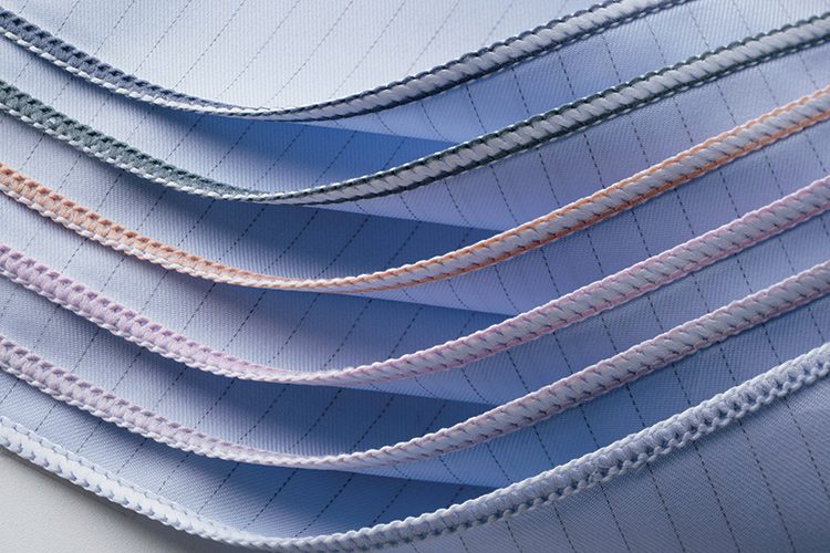 A stack of 6 Wrappel Surgical Wrappers. A surgical wrapper by Standard Textile, these are reusable surgical wrappers.