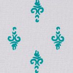 Hospital Gown fabric swatch in Embassy Teal centurycloth. We offer medical gowns in a variety of fabrics and weights. Our patient gowns provide comfort and confidence for patients and are engineered for quality and durability.