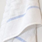 A close up image of a EuroSpa Luxury Pool Towel available in bulk