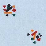 Hospital Gown fabric swatch in Kaleidoscope Blue centurycloth. We offer medical gowns in a variety of fabrics and weights. Our patient gowns provide comfort and confidence for patients and are engineered for quality and durability.