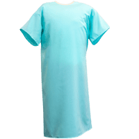 Kids hospital gowns sized for Teen and Tween patients. These hospital gowns for kids are reusable.