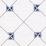 Hospital Gown fabric swatch in Signals Blue twill. We offer medical gowns in a variety of fabrics and weights. Our patient gowns provide comfort and confidence for patients and are engineered for quality and durability.