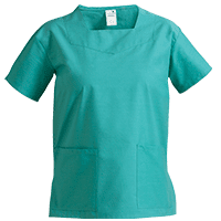 Our nurses scrubs include a Women's Square Neck Tunic. This slipover-style hospital scrub is very popular due to the number of pockets. We also offer unisex scrubs tops.