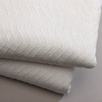 Folded PerVal® Herringbone bedspread for bospital bed | Healthcare Blankets & Spreads