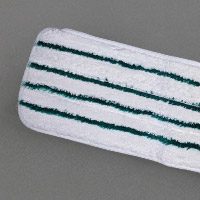 Image of a white stripped with blue Microfiber Scrubbing Pad