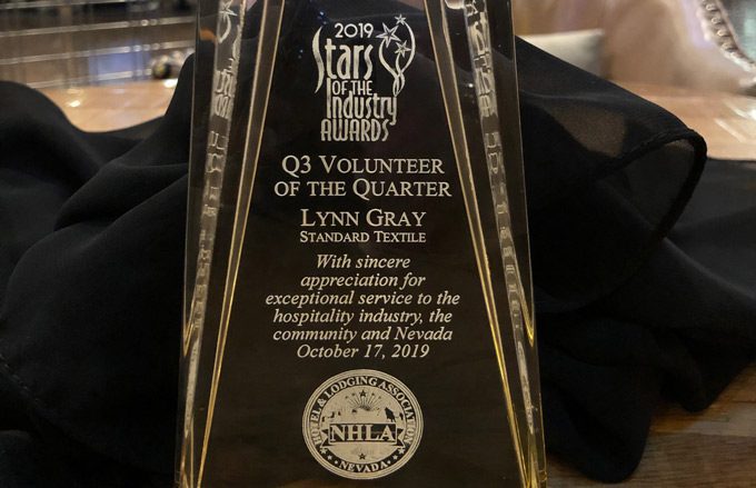 Lynn Gray Trophy awarded to standard textile