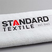 standard textile branded towel