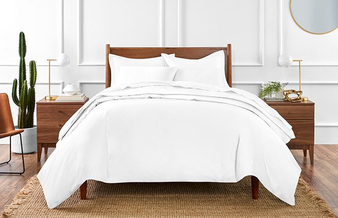 Standard Textile Home Paragon Duvet Set in White