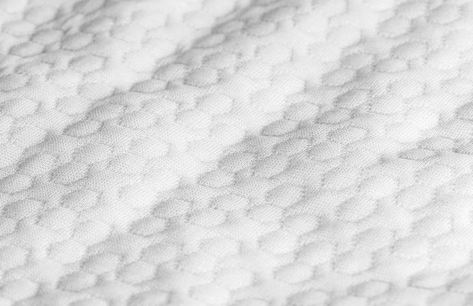Closeup of antimicrobial textile fabric