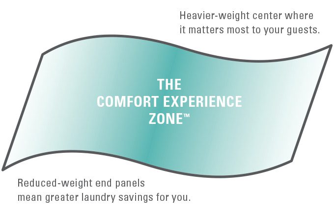 Graphic illustrating The Comfort Experience Zone