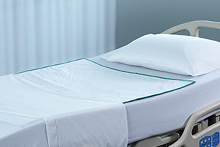 hospital bed with DermaTherapy patient positioning system