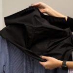 VersaValet transformed from laundry bag to garment bag