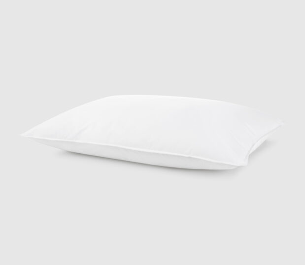 This hotel pillow is a down alternative, it's ultra-fine microfibers to provide a down-like feel.