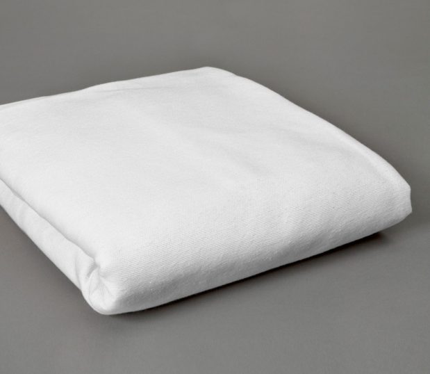 A single PerVal Bath Blanket shown in the natural color.