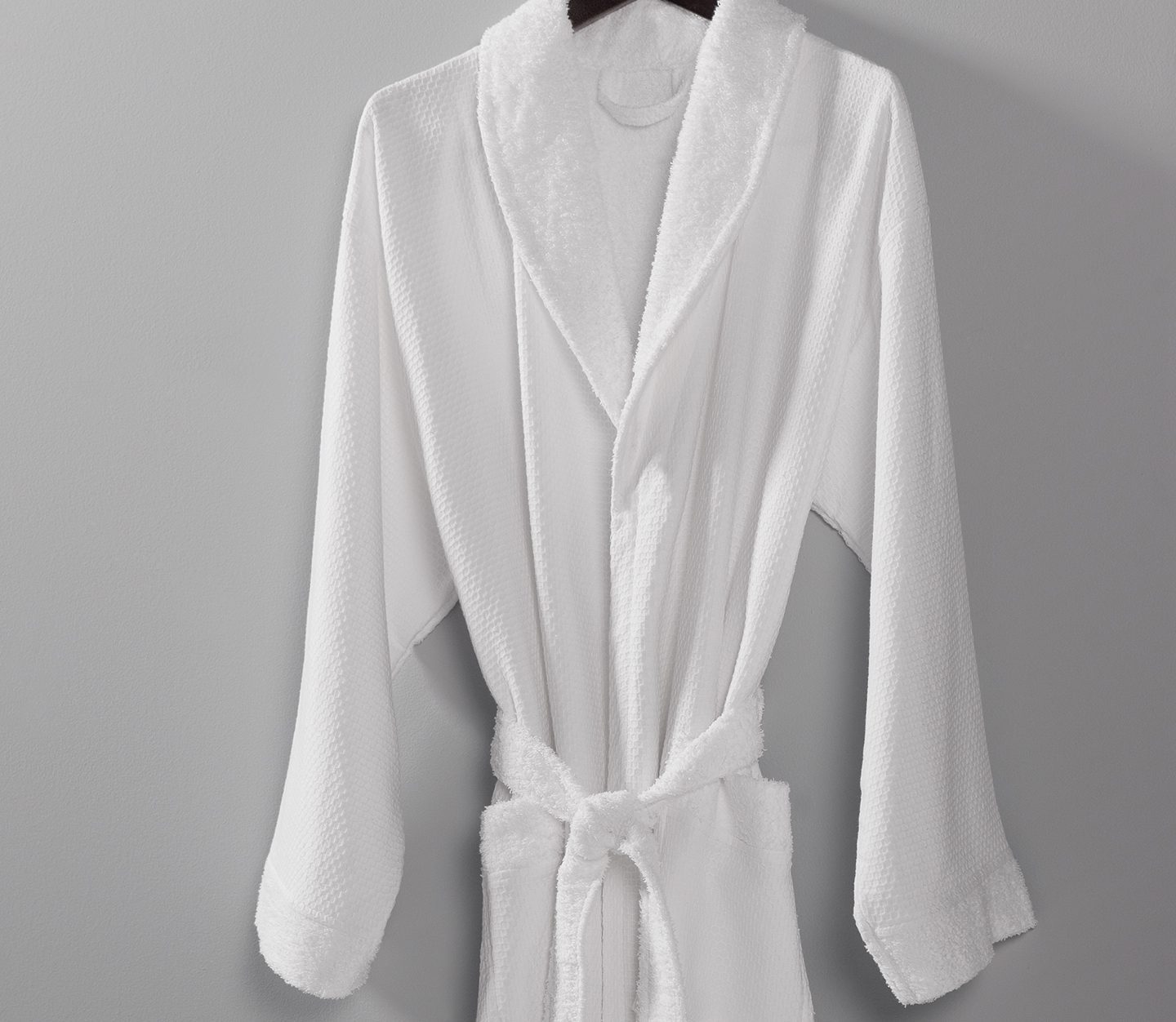 Cotton Plain Luxury Bath Robe, Size: Free