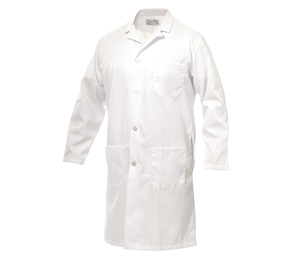 Men's Poplin Lab Coat Professional. Functional. Reliable.