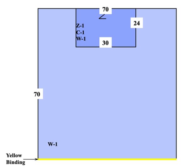 Our Universal Surgical Drapes come in a variety of shapes and sizes and many are ideal for use as part of a universal two and four draping systems (UIV). Shown here: a flat drawing of a Universal Foot Drape.
