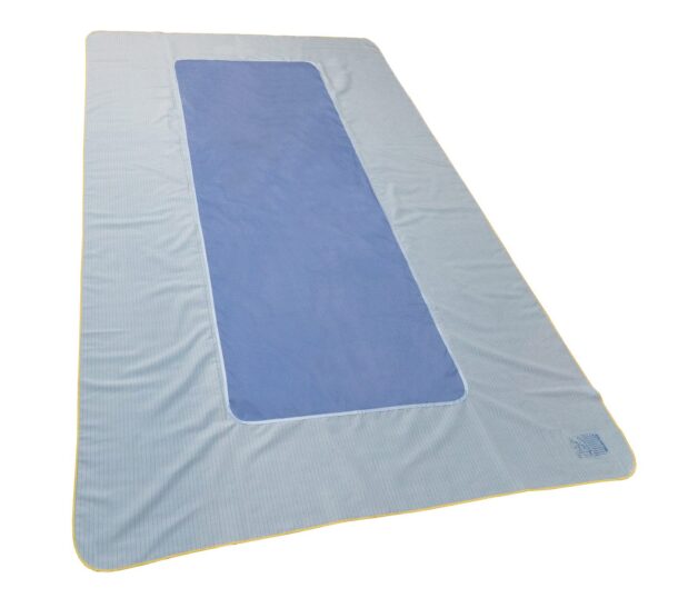 Image of the XTR Back Table Cover shown flat. Our reusable XTR Back Table Cover is commonly used on surgical tables or as the inner wrapper of a surgical pack.