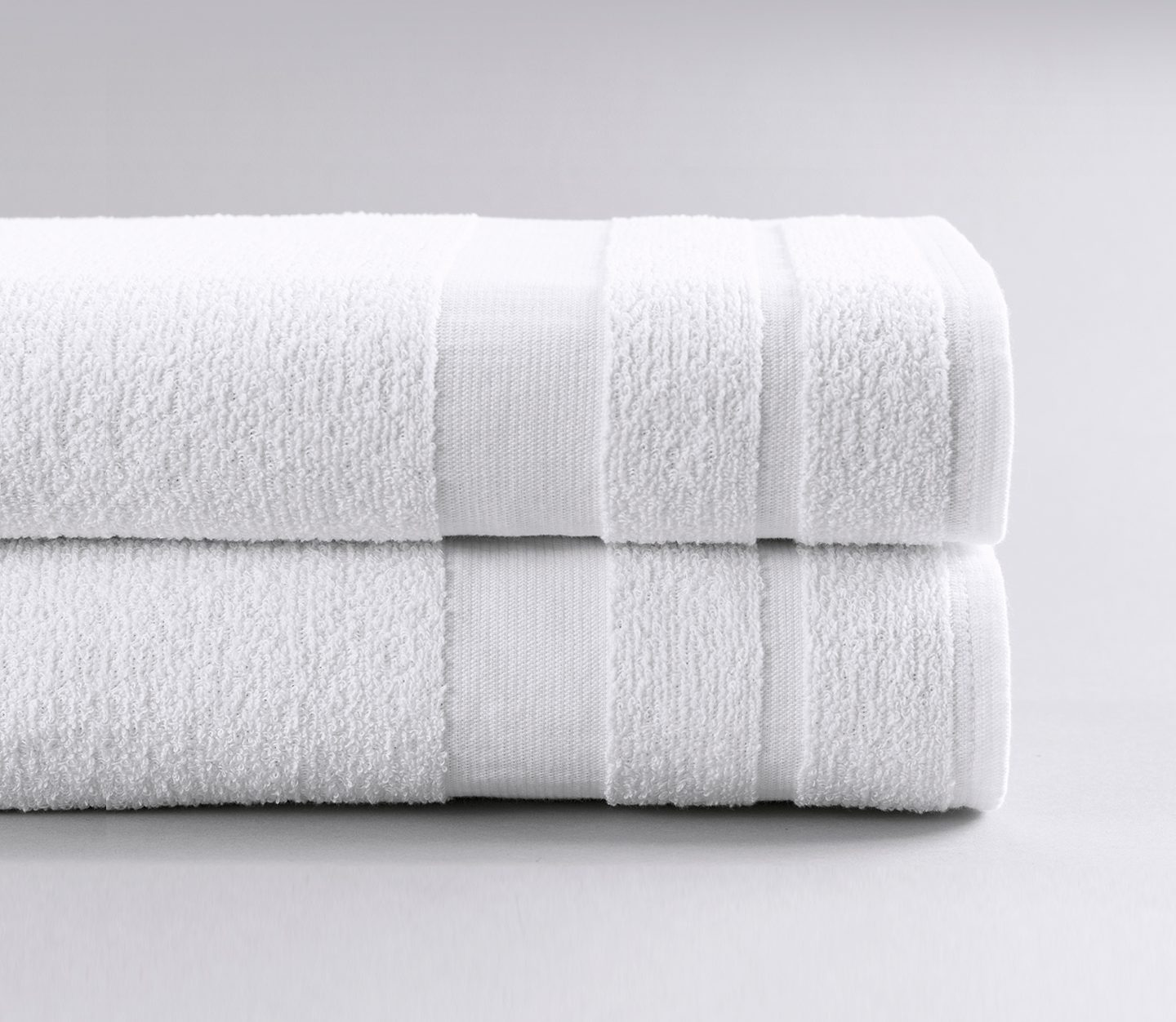 Simple Border Bath Towel Set Of 2