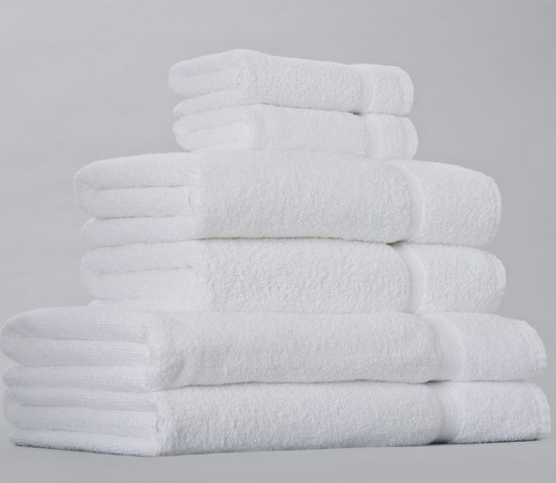 EuroTouch Towel Collection beautifully stacked. EuroTouch® These durable cotton towels are 100% cotton.