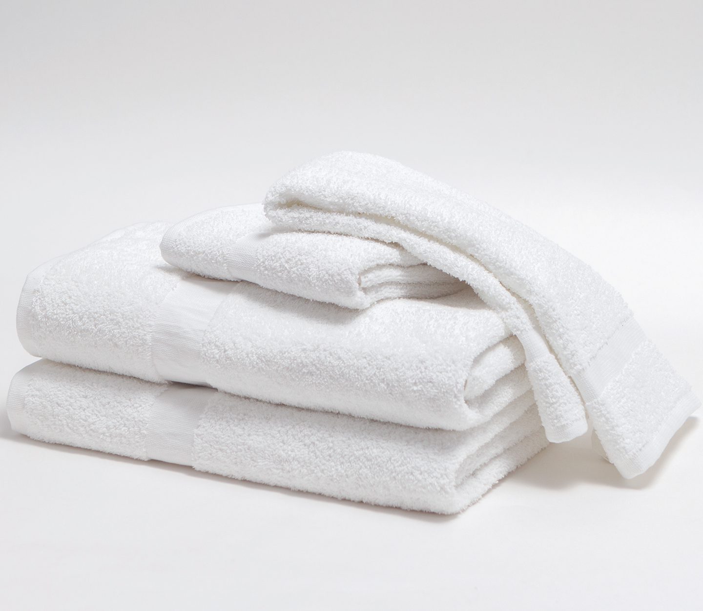 Towels - 100% Cotton Hotel Quality White Towels From £2.17