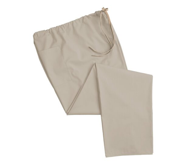 Color swatch of our Standard Classic Unisex Scrub Pants shown in Khaki.