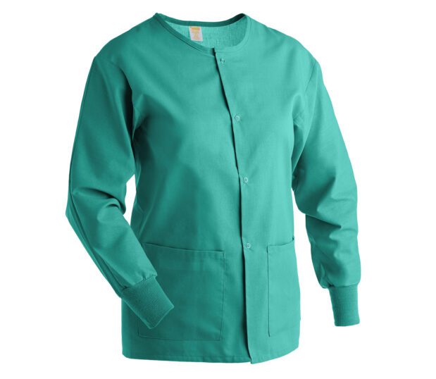 Color swatch of our Excel® Unisex Warm Up Jacket shown in Jade.
