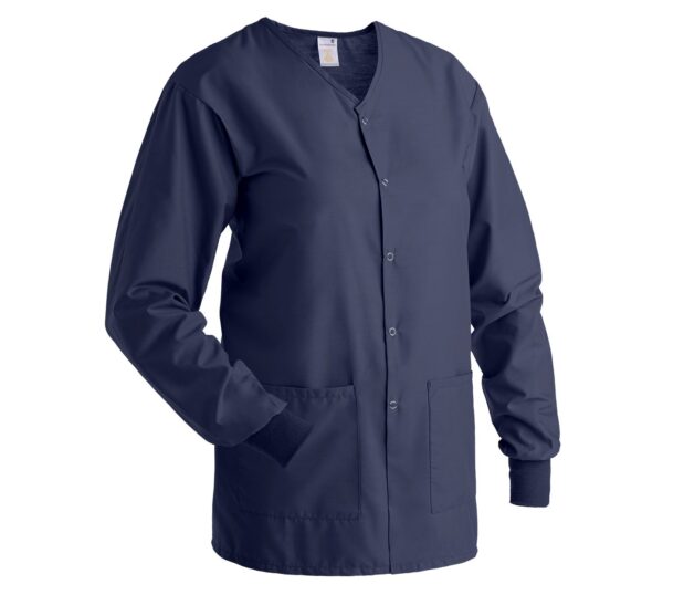 Color swatch of our Standard Classic Unisex Warm Up Jacket shown in Navy.