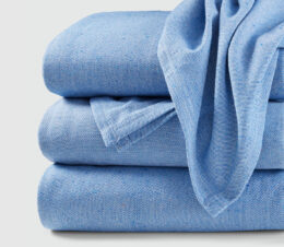 RENEW recycled denim blanket