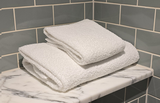 Standard Textile's ew Terry Collection made with recycled cotton for the U.K. market.